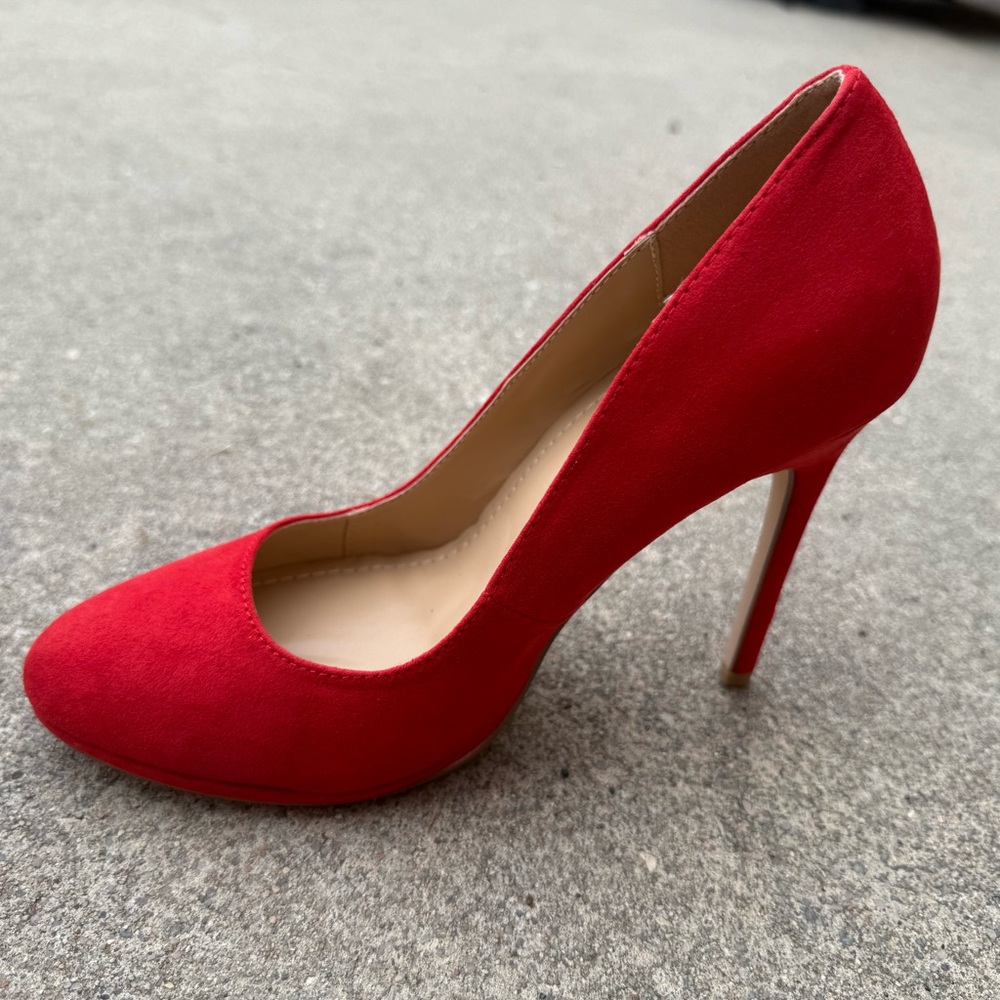 Shoe Dazzle Vibrant Red Heels